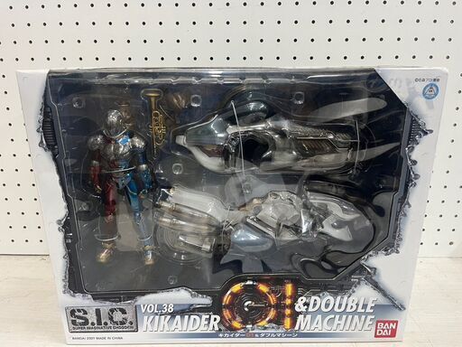 【C-872】S.I.C. VOL.38 キカイダー01＆ダブルマシーン フィギュア 竹谷隆之 BANDAI バンダイ特撮 石ノ森章太郎 中古 激安