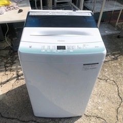 リサイクルサービス八光】2021年製 ハイアール 洗濯機 JW-U45HK(W 