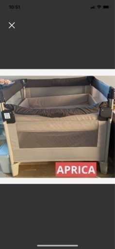 アップリカ ココネル ベビーベッド 折り畳み ココア プレイヤード Aprica ポータブルベビーベッド