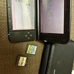 最終価格！3DSLLブラック＋カセット2枚＋ケース15000→1...