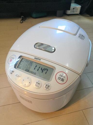 SANYO 圧力IH炊飯器　おどり炊き　ECJ-XW10A　5.5合炊き