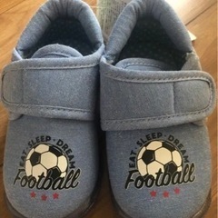 新品 サッカーボール柄 シューズ