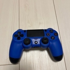 PS4 純正コントローラー 青 ※充電ケーブルなし
