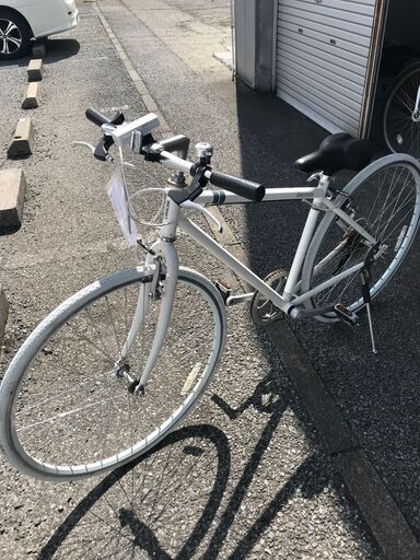 ★ジモティ割あり★  自転車 ２８インチ ホワイト クリーニング済み KJ2966