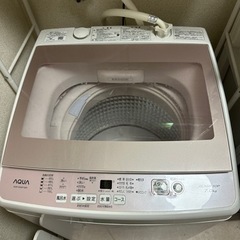 洗濯機　AQUA 2019年式