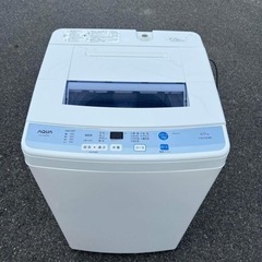💁‍♀️☘️大阪市内配達設置無料💁‍♀️アクア洗濯機　６KG🍀保証有り