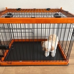 犬　ケージ　サークル　屋根付き