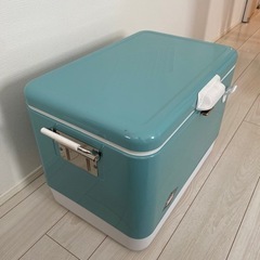 早い者勝ちです！コールマン　スチールベルトクーラー54QT　60THアニバーサリー　ターコイズ