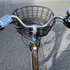 値下げ】26インチ電動アシスト自転車ヤマハ パス(茶色)