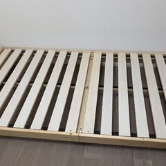 天然木すのこベッド（シングルサイズ）
