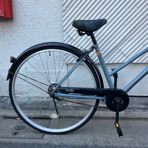 【売約済み】Flute フルート　自転車　サイクル　バイク　ママチャリ　町乗り　街乗り　オートライト　27インチ