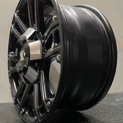 新品 AT-W XX 16インチ 社外ホイール 4本 7J5HPCD114.3+40 サテンブラック