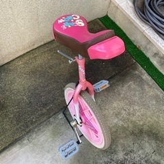 ピンクの一輪車🩷