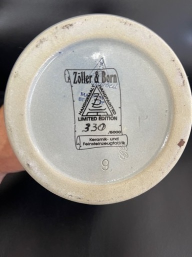 Zoller & Born マグ ドイツ製 ビールジョッキ 蓋付き Amazon