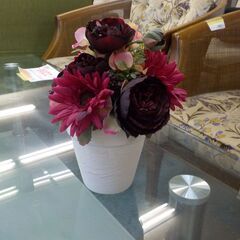 D059203　鉢花（造花）