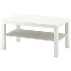 IKEAのコーヒーテーブル/白