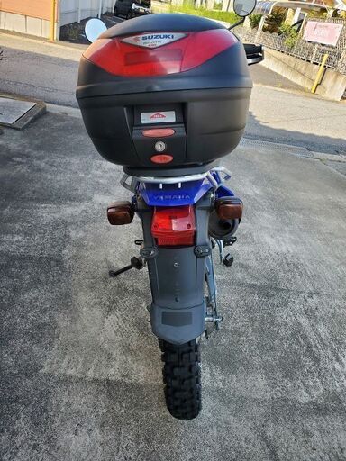 XTZ125　バイクカバー　リアボックス付き　オフロードバイク