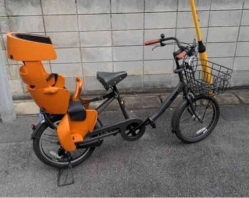 bikke　ビッケ　非電動　子ども乗せ自転車　グレー