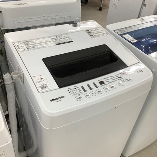 hisense 全自動洗濯機　4.5kg 2016年製【トレファク堺福田店】