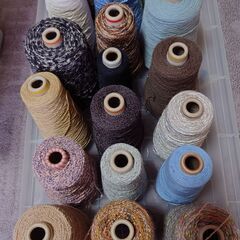 織り糸　綿、化繊 etc　３３本セット + おまけ
