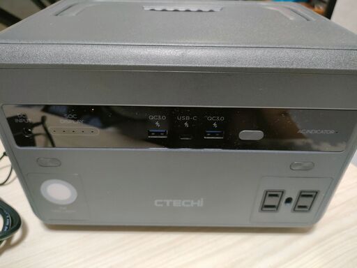 CTECHi ポータブル電源 リン酸鉄リチウム使用！