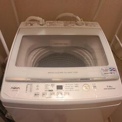 【ネット決済・配送可】AQUA　全自動洗濯機