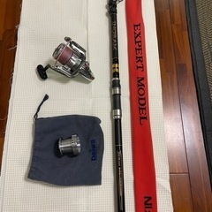 タマン 打ち込み 竿、リールセット