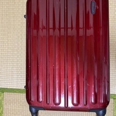 スーツケース　トラベル用バッグ　赤