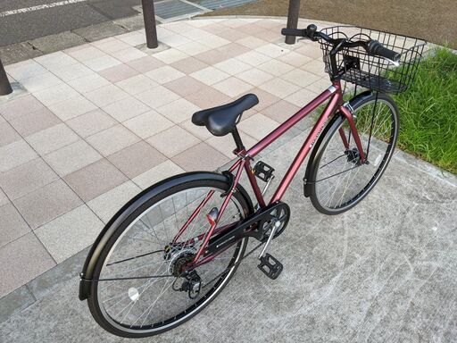 カゴ付きクロスバイク27インチDORACO CROSS（ドラコクロス）6段  