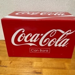 コカコーラ　缶バンク　貯金箱　インテリア