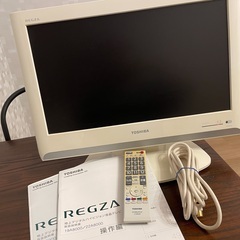 TOSHIBA　REGZA 2009年製　19インチ型テレビ