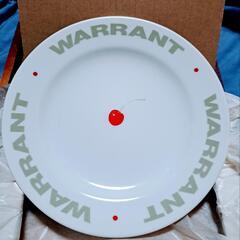 【未使用】WARRANT／20cmプレート／ノベルティグッズ