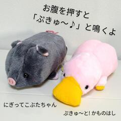 【新品】にぎって！こぶたちゃん ぷきゅ〜と鳴くよ♪