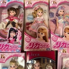 リカちゃん人形 5体  ようちえんバス ドレスセット
