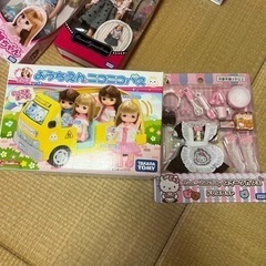 リカちゃん人形 5体  ようちえんバス ドレスセット