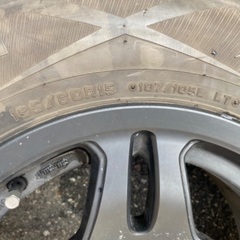 ハイエース200系　スタッドレス　タイヤ、ホイール4本セットDUNLOP 手渡し