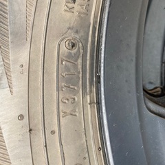 ハイエース200系　スタッドレス　タイヤ、ホイール4本セットDUNLOP 手渡し