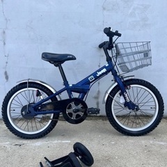 【超美品】Jeep ブランド幼児用自転車「JE-16」補助輪付き