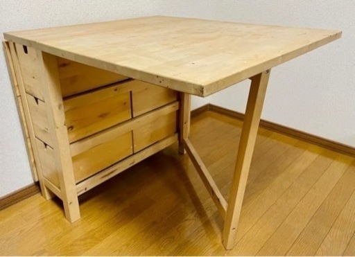 【週末値下】IKEA NORDEN 折り畳みダイニングテーブル