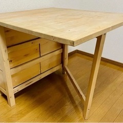 【週末値下】IKEA NORDEN 折り畳みダイニングテーブル