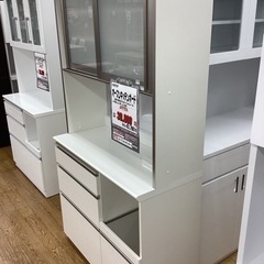 KI-58【新入荷　リサイクル品】パモウナ　オープンキッチンボード　白