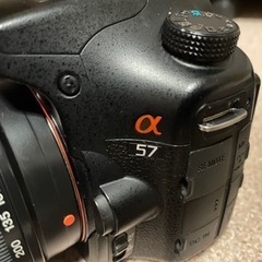 SONY α57 一眼レフカメラ＋純正セットレンズ2本 SONY ソニー α57 SLT-A57 標準&望遠ダブルズームセット 美品 SD