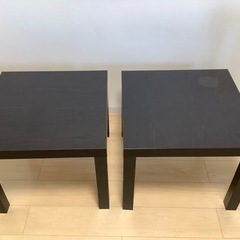 IKEAのミニテーブル2台