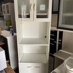 食器棚　レンジボード　11 ホワイト