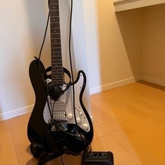 エレキギター　ブラック