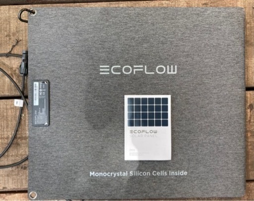 ECOFLOW ソーラーチャージャー 110W ソーラーパネル 単結晶 高変換効率 IP67防水防塵 折りたたみ式 薄型 ソーラー充電器