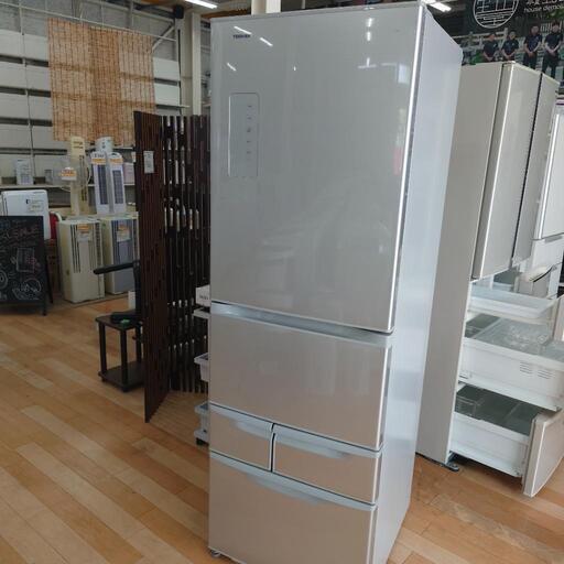 (M230919b-1) TOSHIBA 東芝 ノンフロン冷凍冷蔵庫 GR-436G  2016年製 410L ❄ 自動製氷機能  5ドア ファミリータイプ ★ 名古屋市 瑞穂区 リサイクルショップ ♻ こぶつ屋