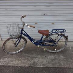 自転車あげます　青色　22インチ