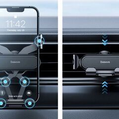 スマートフォン（iPhone）　車載ホルダー　ほぼ新品　3000...