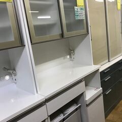 ☆ジモティ割あり☆ 松田家具 食器棚 H204×W118×D49 クリーニング済み
